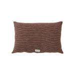 Coussin marron en coton organique h40x60cm