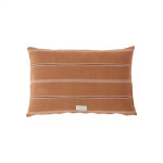 Coussin marron en coton organique h40x60cm