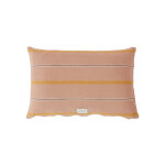 Coussin marron en coton organique h40x60cm