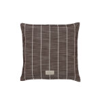 Coussin marron en polyester recycl� h42x42cm