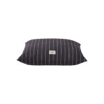 Coussin noir en coton organique h42x54cm