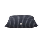 Coussin noir en coton organique h60x74cm