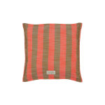Coussin rouge en polyester recycl h42x42cm