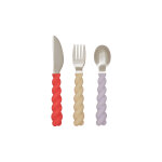 Couverts rouge en silicone h2, 1x13cm