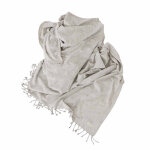 Couvre - lit gobi rayé blanc en coton organique h270x270cm Couvre - lit gobi rayé blanc en coton organique h270x270cm
