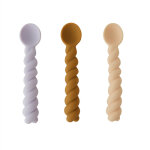 Cuillre multicolore en silicone h2, 4x12, 7x2, 5cm
