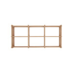 tagre marron en bois h82x37x10cm