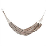 Hamac gris en polyester recycl h300x120cm