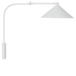 Lampe blanc en métal h51x60x27cm Lampe blanc en métal h51x60x27cm