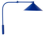 Lampe bleu en métal h51x60x27cm Lampe bleu en métal h51x60x27cm