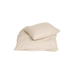Literie beige en coton organique h40x45cm