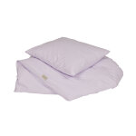 Literie violet en coton organique h40x45cm