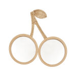 Miroir mural marron en rotin h42, 5x49x1, 5cm Miroir mural marron en rotin h42, 5x49x1, 5cm