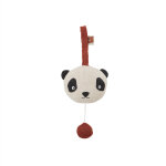 Music mobile blanc en coton et polyester h10, 2x13, 2x8cm Music mobile blanc en coton et polyester h10, 2x13, 2x8cm