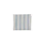 Nappe rayée bleu en coton organique h200x140cm Nappe rayée bleu en coton organique h200x140cm