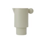 Pot  lait blanc en porcelaine 7, 5xh14cm