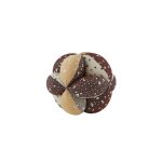 Puzzle marron en coton organique �16cm