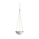 Rangement suspendu blanc en acier inoxydable 20x61cm