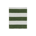 Serviette de bain vert en coton organique h100x50cm