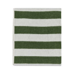 Serviette de bain vert en coton organique h150x100cm