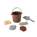 Set de plage marron en silicone h21, 3x18x14, 8cm Set de plage marron en silicone h21, 3x18x14, 8cm