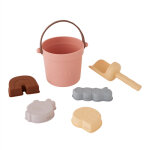 Set de plage rose en silicone h21, 3x18x14, 8cm Set de plage rose en silicone h21, 3x18x14, 8cm