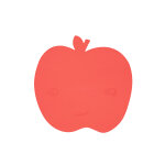 Set de table rouge en silicone h0, 2x39x39cm