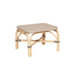 Table marron en rotin h36x42x54cm Table marron en rotin h36x42x54cm