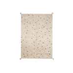 Tapis blanc en laine 200x140cm Tapis blanc en laine 200x140cm
