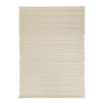Tapis blanc en laine 200x146cm