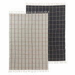 Tapis multicolore en laine et en coton h200x140cm