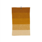 Torchon marron en coton organique h58x38cm
