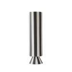 Vase blanc en grs 8, 5xh31cm