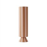 Vase blanc en grs 8, 5xh31cm