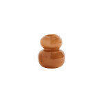 Vase marron en verre 10xh12, 5cm
