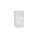 Vase transparent en verre �6, 8xh10, 5cm
