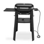 Barbecue lectrique lumin compact et support avec pieds