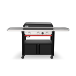 Plancha premium weber ; slate gpd 76 cm sur chariot