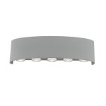 Applique ext?rieure 10 lampes led neuhaus carlo gris aluminium 9489 - 21