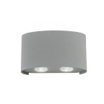 Applique ext?rieure 4 lampes led neuhaus carlo gris aluminium 9487 - 21