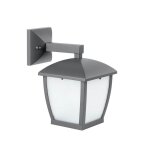 Applique ext?rieure design faro mini - wilma gris aluminium 74998
