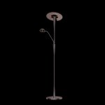 Lampadaire 2 lampes led trio quebec gris m?tal 422710307