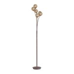 Lampadaire 6 lampes design neuhaus greta rouille m?tal 398 - 48