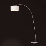 Lampadaire arc faro papua blanc laqu? m?tal 68462