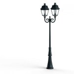Lampadaire ext?rieur 2 lampes classique roger pradier avenue 3 103032