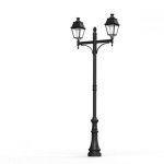 Lampadaire ext?rieur 2 lampes classique roger pradier avenue 4 104181