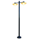 Lampadaire ext?rieur 2 lampes design roger pradier aubanne aluminium 101009 Lampadaire ext?rieur 2 lampes design roger pradier aubanne aluminium 101009