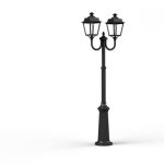 Lampadaire ext?rieur 2 lampes t?lescopique roger pradier place des vosges 1 ?volution 150033