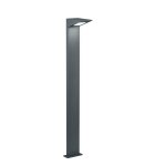 Lampadaire ext?rieur led trio nelson gris anthracite fonte d'aluminium 425360142