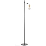 Lampadaire kiel - 1xe27 - noir / or - m?tal - brilliant - 94581 / 78